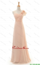 2016 Autumn Empire Asymmetrical Prom Dresses with Hand Made Flowers DBEES056FOR