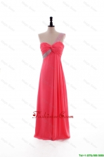 2016 Popular Empire One Shoulder Prom Dresses with Beading DBEES168FOR