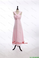 2016 Spring Empire Halter Top Prom Dresses with Hand Made Flowers DBEES153FOR