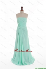 2016 Summer Gorgeous Empire Strapless Prom Dresses with Hand Made Flowers DBEES074FOR