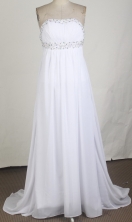 Affordable Empire Strapless Brush Prom Dress LHJ42841