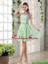 Affordable Square Lace Prom Dresses with Bowknot BMT010E-3FOR