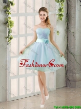 Custom Made A Line Strapless Prom Dresses with Ruching BMT014B-6FOR