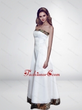 Fashionable Simple Empire Strapless Lace Up Camo Prom Dresses CMPD048FOR