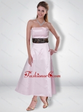 Fashionable 2015 Princess Strapless Ankle Length Camo Prom Dresses CMPD011FOR