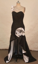 Gorgeous High-low One-shoulder Neck Brush Prom Dresses Style FA-C-134
