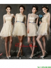 New Arrivals A Line Short Prom Dress in Champagne BMT0119FOR