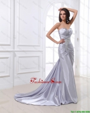 Popular Mermaid Sweetheart Brush Train Sequins Prom Dresses DBEE439FOR