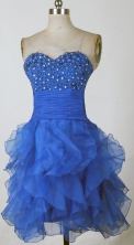 Pretty Short Sweetheart Mini-length Royal Prom Dress LHJ42810