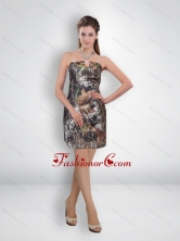 Fashionable Short Column Mini Length Camo Prom Dresses with Beading  CMPD037FOR