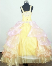 2012 Brand new Ball Gown Strap Floor-length Flower Girl Dress Style RFGDC095