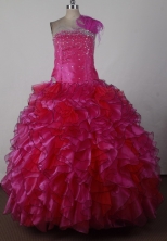 2012 Exquisite Ball Gown Strapless Floor-length Flower Girl Dress Style RFGDC036