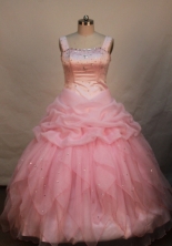 Beautiful Ball gown Strap Floor-length Flower Girl Dresses Style FA-C-138