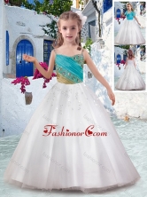 Best Ball Gown Flower Girl Dresses with Appliques and Beading FGL293FOR