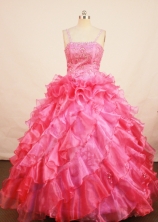 Exquisite Ball gown Strap Floor-length Flower Girl Dresses Style FA-C-158