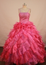 Exquisite Ball gown Strap Floor-length Flower Girl Dresses Style FA-C-158