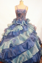 Exquisite Ball gown Strap Floor-length Litter Girl Dress Style FA-W-292