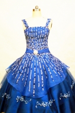 Fashionable Ball gown Strap Sweetheart-neck Floor-length Flower Girl Dresses Style FA-C-131