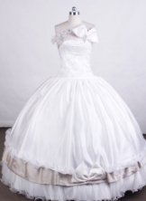 Beautiful Ball Gown Strapless Floor-length Quinceanera Dresses Appliques with Beading Style FA-Z-0018