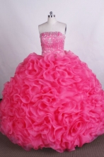 Beautiful Ball gown Strapless Floor-length Quinceanera Dresses with Beading Style FA-Z-007