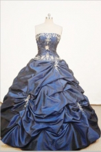 Beautiful Ball gown StraplessFloor-length Quinceanera Dresses Appliques with Beading Style FA-Z-0059