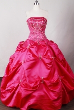 Cute Ball Gown Strapless Floor-length Quinceanera Dress LJ2625