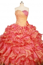 Luxurious Ball Gown Sweetheart-neck Floor-length Beading Quinceanera Dresses Style FA-W-365 