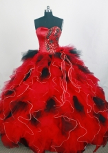 Modest Ball Gown Sweetheart Floor-length Quinceanera Dress ZQ12426087