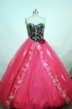 Pretty A-line Sweetheart Floor-length Appliques Quinceanera Dresses FA-Z-00130