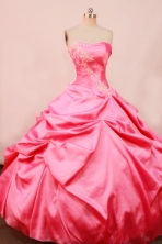  Pretty Ball gown Strapless Floor-length Quinceanera Dresses Style FA-W-100