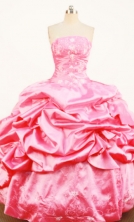 Discount Ball gown Strapless Floor-Length Quinceanera Dresses Style FA-Y-133 