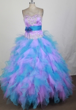 2012 Exquisite Ball Gown Sweetheart Neck Floor-Length Quinceanera Dresses Style JP42645