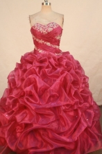 Beautiful Ball gown Sweetheart-neck Floor-length Quinceanera Dresses Style FA-W-313