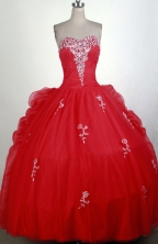 Classical Ball Gown Sweetheart Floor-length Quinceanera Dress ZQ12426060