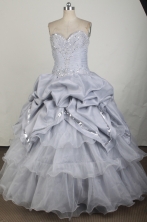 Gorgeous Ball Gown Sweetheart Neck Floor-length Gary Quinceanera Dress LZ426018