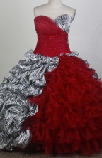 Gorgeous Ball Gown Sweetheart Neck Floor-length Quinceanera Dress LZ426073