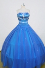 Inexpensive Ball gown Strapless Floor-Length Quinceanera Dresses Style FA-Y-35