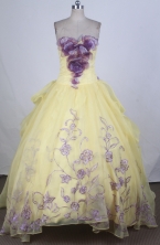 Perfect Ball Gown Sweetheart Floor-length Quinceanera Dress ZQ12426013