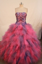 Popular Ball gown Strapless Floor-length Quinceanera Dresses Style FA-W-300