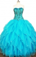 Exclusive Ball Gown Sweetheart Floor-length Quinceanera Dresses Appliques Style FA-Z-0327