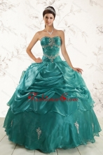 2015 New Style Ball Gown Sweet 16 Dresses with Appliques XFNAO006FOR
