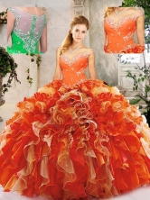 Beautiful  Beading Quinceanera Dresses in Multi Color SJQDDT238002FOR