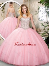 Beautiful  Sweetheart Quinceanera Dresses in Pink SJQDDT221002FOR