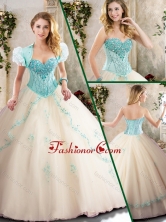 Beautiful Sweetheart Quinceanera Dresses with Appliques SJQDDT213002F