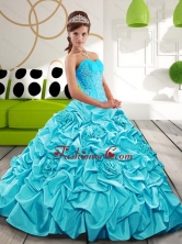 Beautiful Sweetheart Sweet 16 Dresses with Appliques and Pick Ups QDDTB26002-1FOR