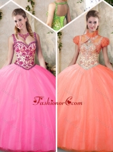 New Style Straps Quinceanera Dresses with Straps for 2016 SJQDDT203002-2FOR