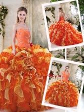 Popular Multi Color Quinceanera Dresses with Beading and Ruffles SJQDDT231002-2FOR