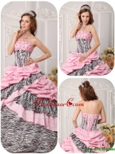 Luxurious  Ball Gown Multi Color Quinceanera Gowns with Beading  QDZY017DFOR
