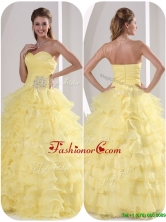 Luxurious Ball Gown Quinceaners Dresses with Appliques MQR50CFOR