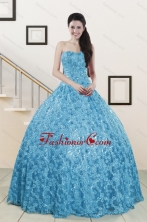 2015 Beautiful Sweetheart Ball Gown Quinceanera Dress in Baby Blue XFNAO023FOR